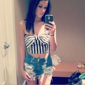 Vintage 505 High waisted Levi shorts